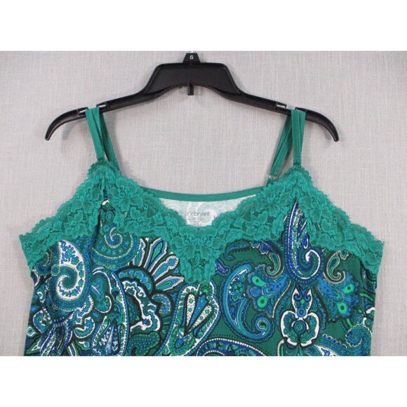 Lane Bryant Plus Size 22/24Paisley Lace Camisole Top - Picture 2 of 8